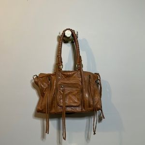 Anthropologie- Day and Mood genuine leather shoulder bag.